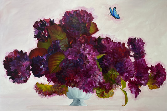 Julie Whitehead - Magenta Hydrangeas