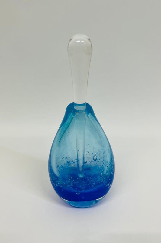 Gordon Studio Glassblowers - Teardrop Bottle - Light Blue