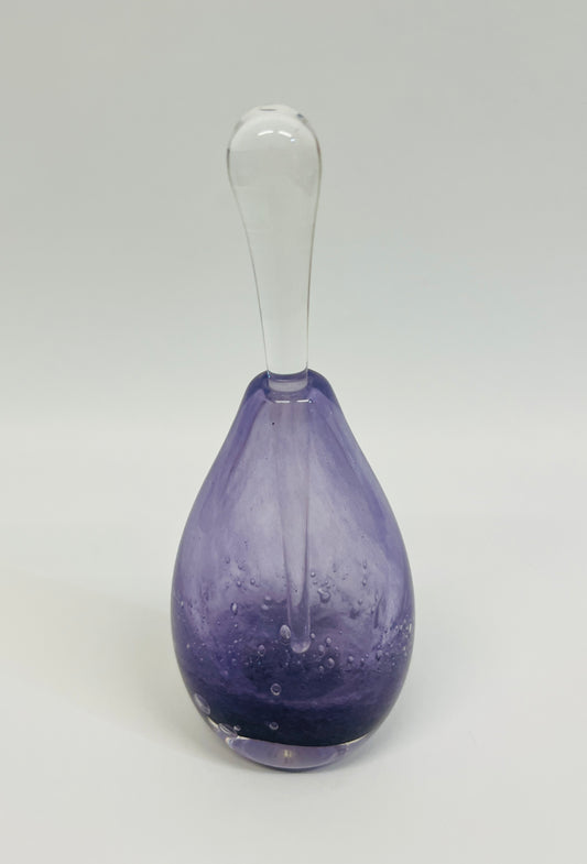 Gordon Studio Glassblowers - Teardrop Bottle - Lilac / Purple