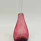 Gordon Studio Glassblowers - Teardrop Bottle - Pink /Red