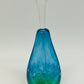 Gordon Studio Glassblowers - Teardrop Bottle - Blue / Green