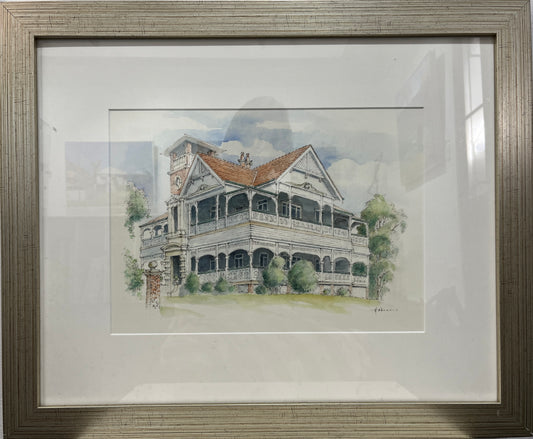 Michael McMahon - Old Queenslander at Wooloongabba