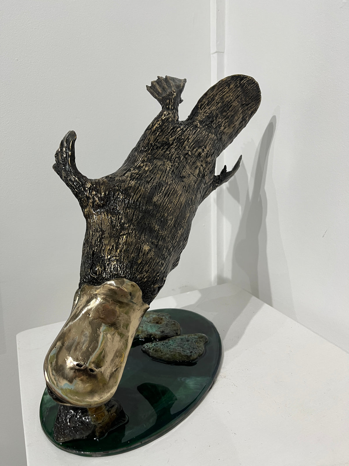 Dean Rusling - Large Playpus Eating Cray (Lunch Time) 4/27