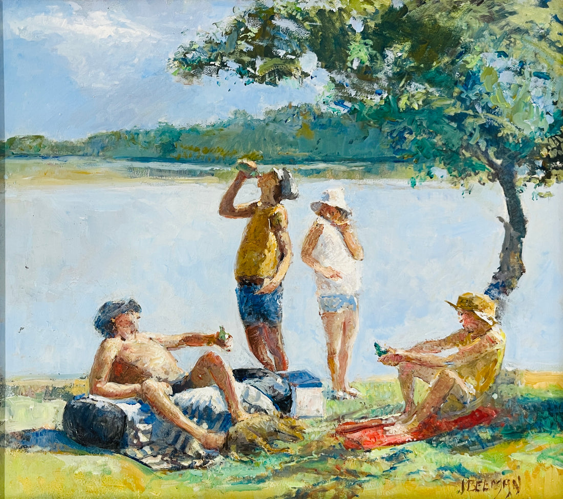 John Beeman - Enjoying The Sun – Red Hill Gallery