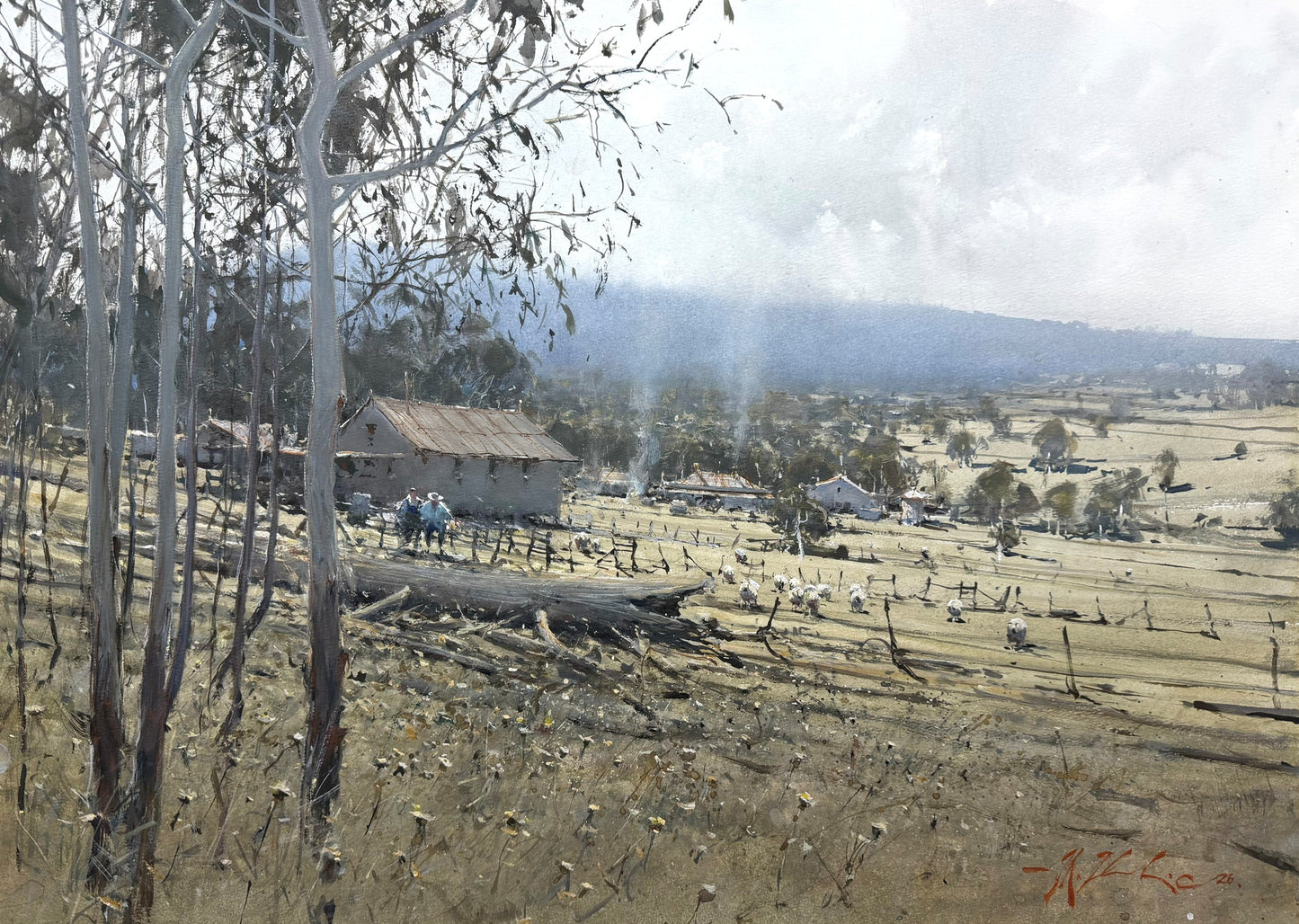 Joseph Zbukvic -  Sheep Country, Tumut