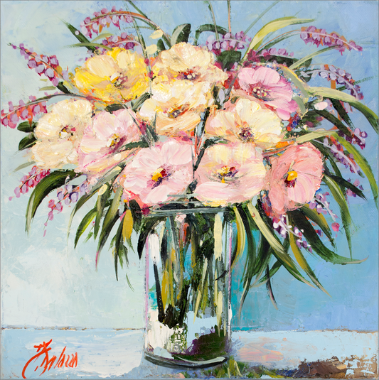 Judith DaLozzo - Soft Pink Floral