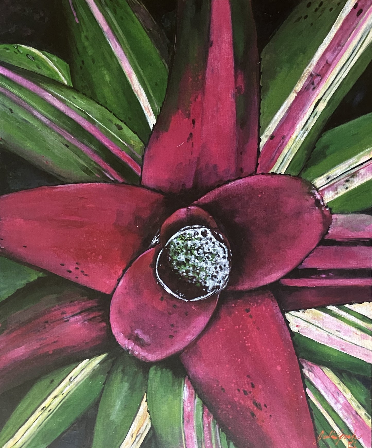 Julie Sparks - Cross of Red