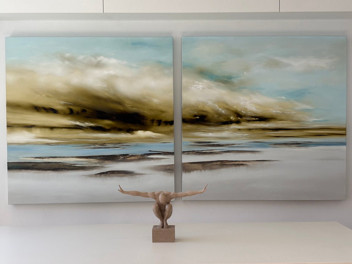 Katherine Wood - Where Nothing Happens (diptych)
