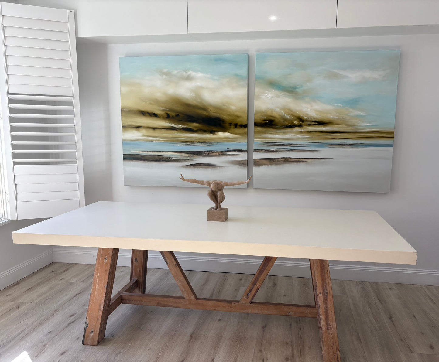 Katherine Wood - Where Nothing Happens (diptych)