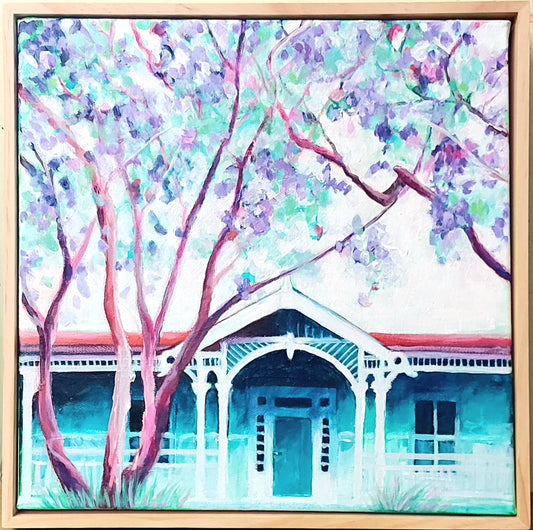 Leanne Carkeet - Early Jacaranda, Enoggera Tce