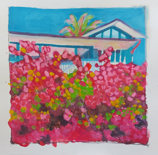 Leanne Carkeet - Study for Ashgrove Bougainvillea II