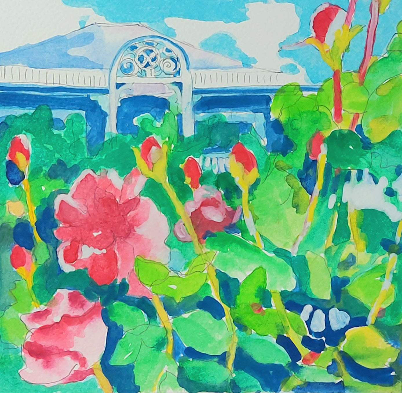 Leanne Carkeet - Study for Toowoomba Roses