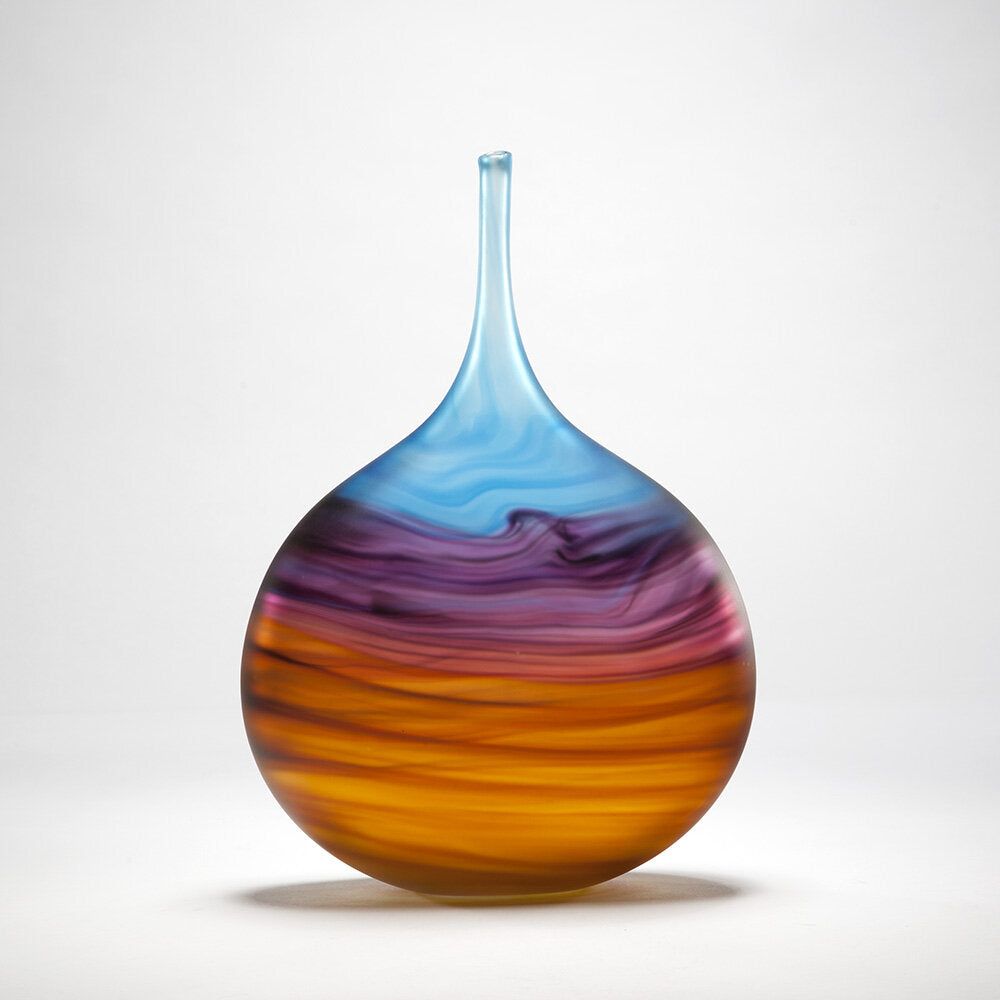 Gordon Studio Glassblowers - Sunset Bottle Squat