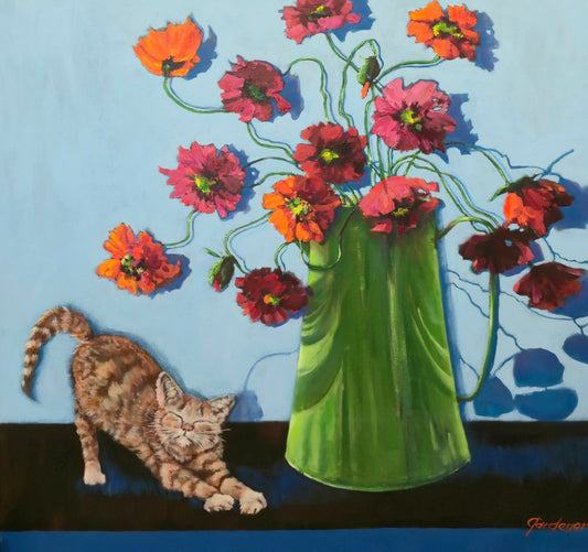Colleen Gardener - Tortie and the Poppies