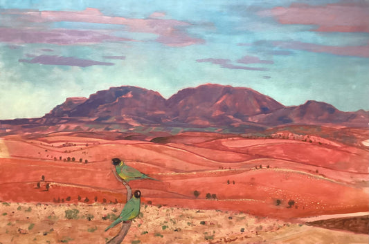 Nick Olsen - Flinders Ranges with Emerald Ringnecks