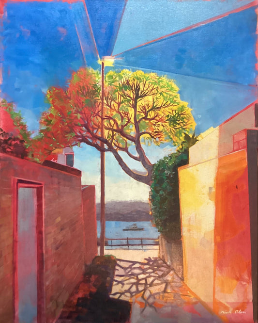 Nick Olsen - Harbour from the Lane