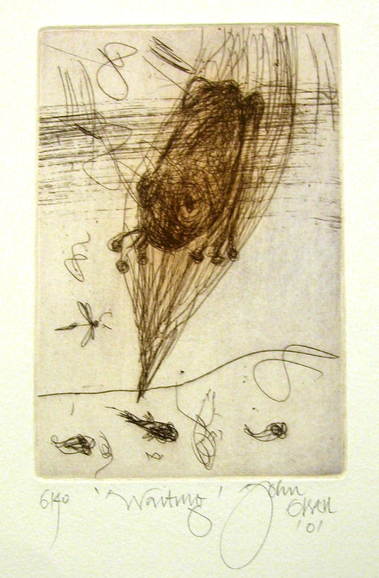 John Olsen - Waiting 6/40