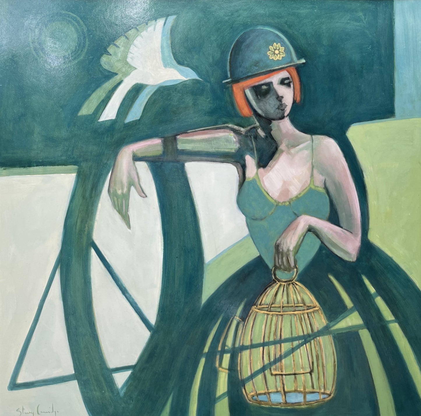 Stacey Conridge - Girl with a Gold Cage