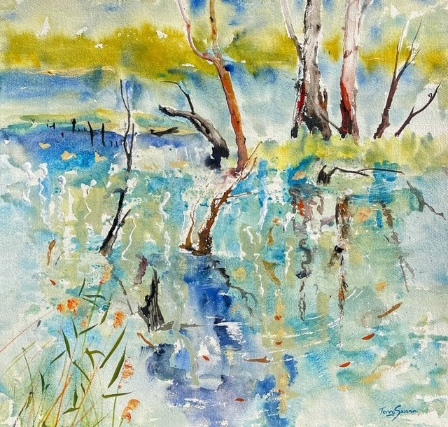 Terry Swann - Beside the Murray River