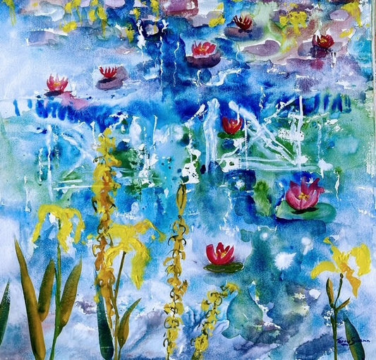Terry Swann - Pool Reflections, Hobart RBG