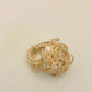 ZOHAR -  'Me' Silver and Gold Wire Ring