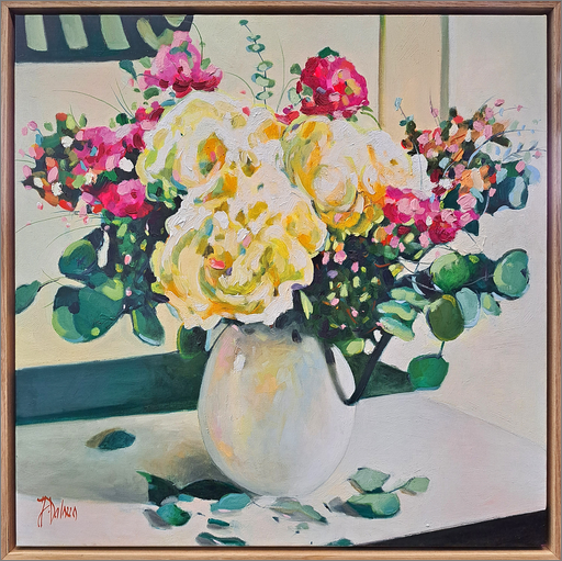 Judith Dalozzo - Hydrangeas From The Market