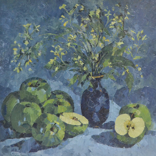 Stacey Conridge - Green Apples and Rocket Flowers