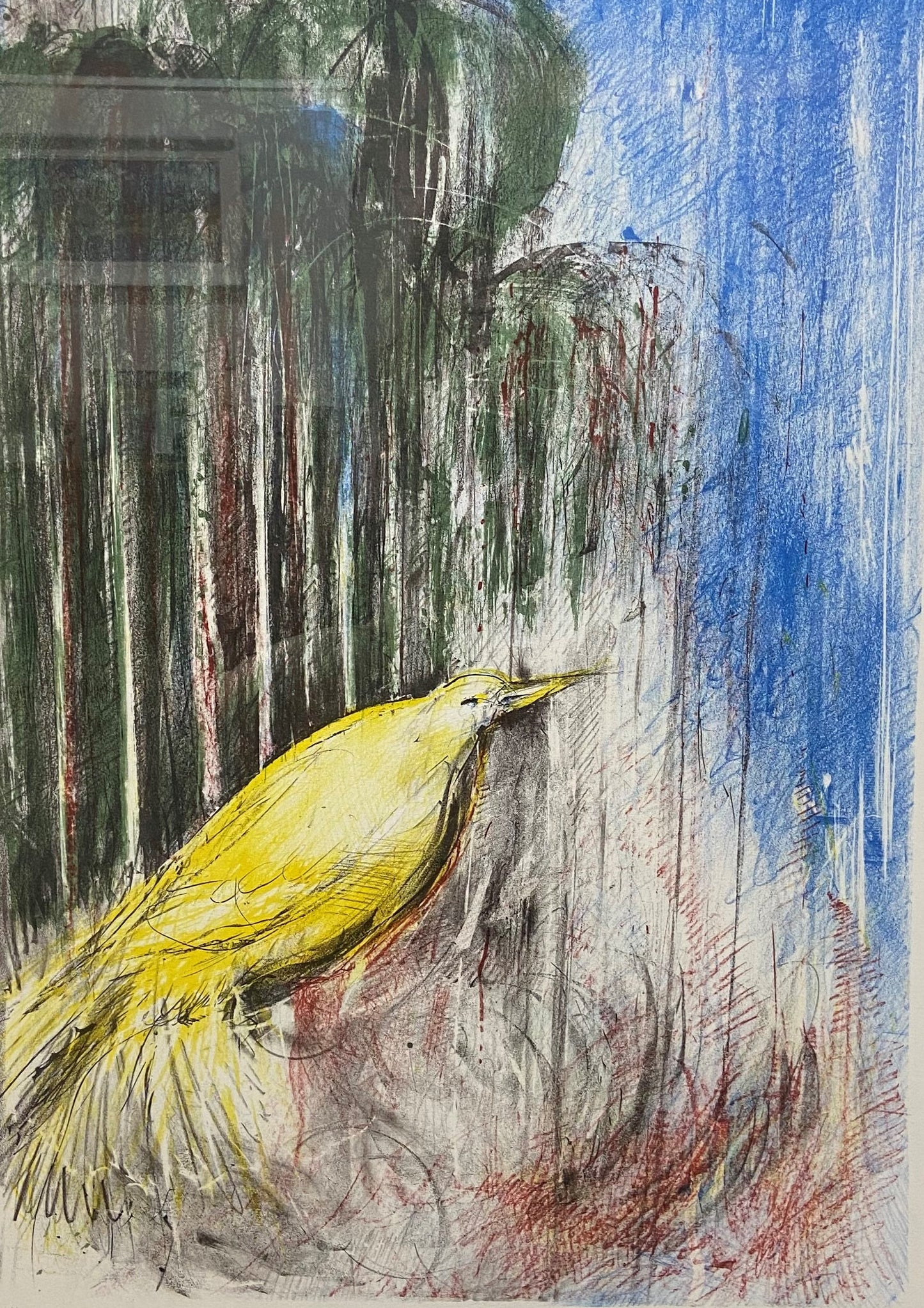 Jamie Boyd - Yellow Bird Lithograph