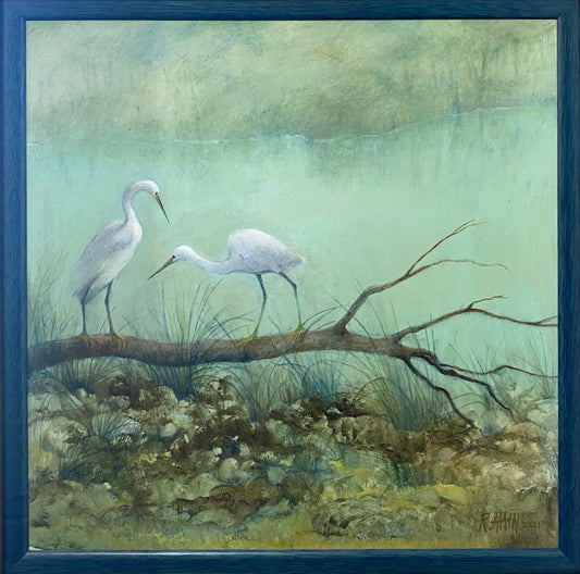 Rosemary Hain - Wetland with Egrets