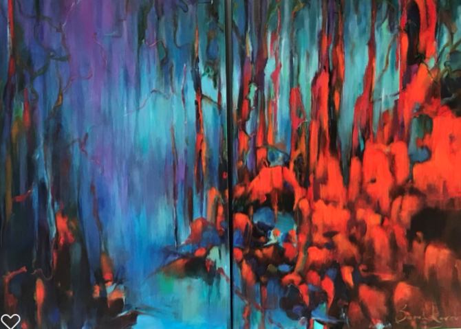 Sarah Larsen - Forest of Dreams (Diptych)